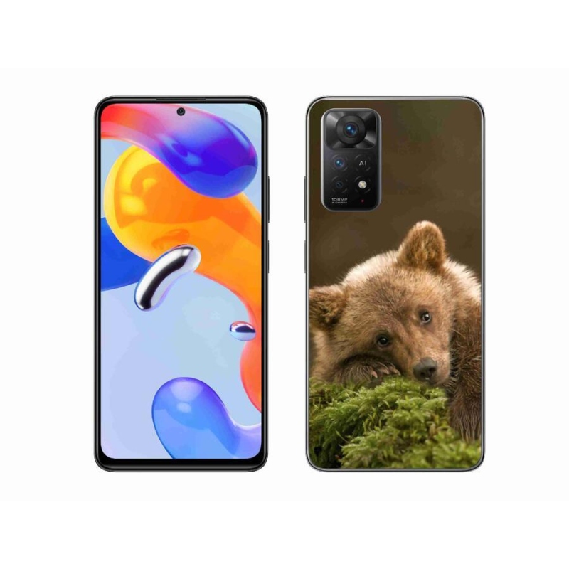 Gél borítás mmCase a Xiaomi Redmi Note 11 Pro 4G/5G - medve számára
