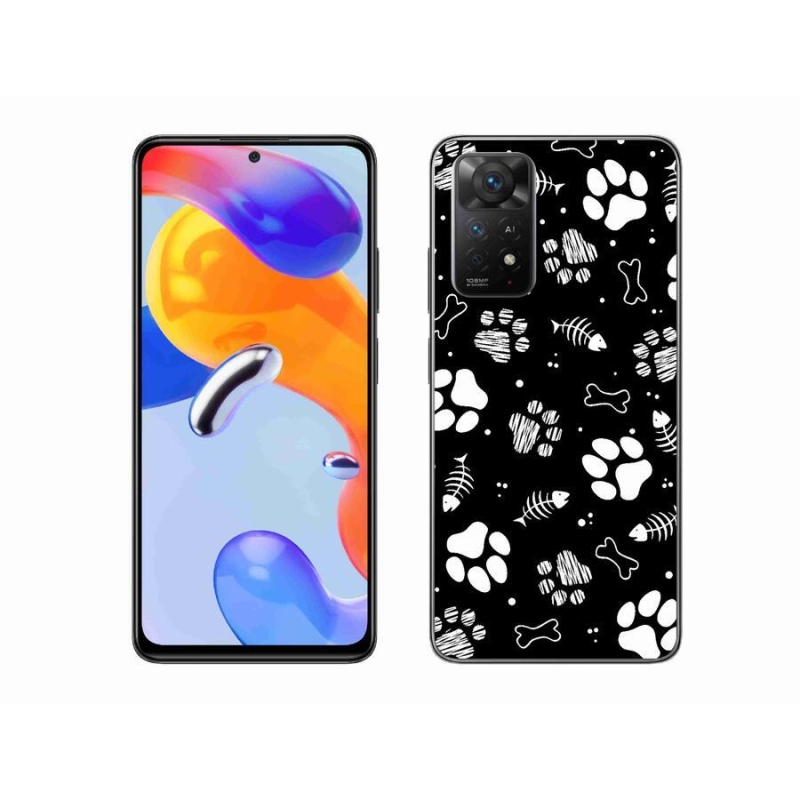 Gél borítás mmCase a Xiaomi Redmi Note 11 Pro 4G/5G számára - kutyamancsok