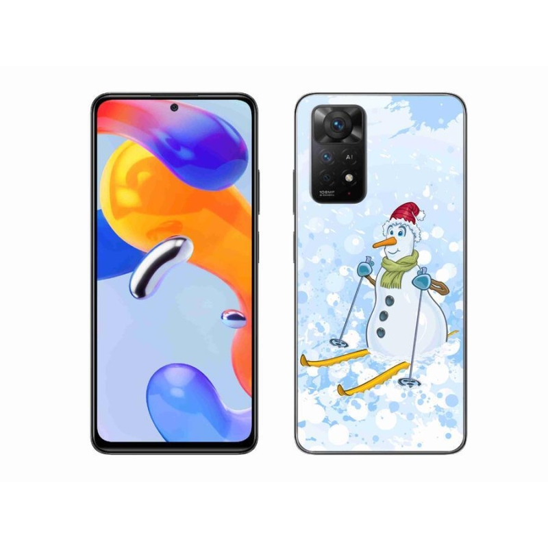 Gél borítás mmCase a Xiaomi Redmi Note 11 Pro 4G/5G számára - hóember