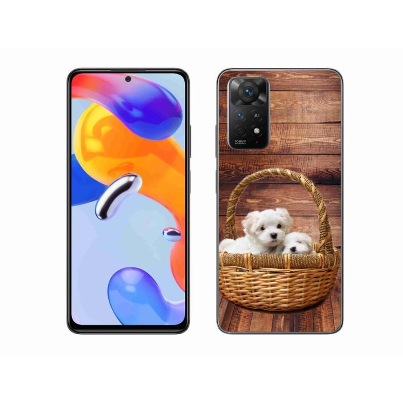 Gél borítás mmCase a Xiaomi Redmi Note 11 Pro 4G/5G számára - kölyökkutyák