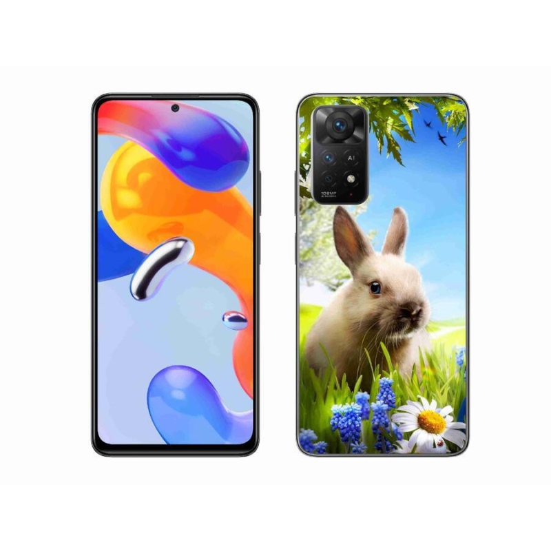 Gél borítás mmCase a Xiaomi Redmi Note 11 Pro 4G/5G számára - nyuszi
