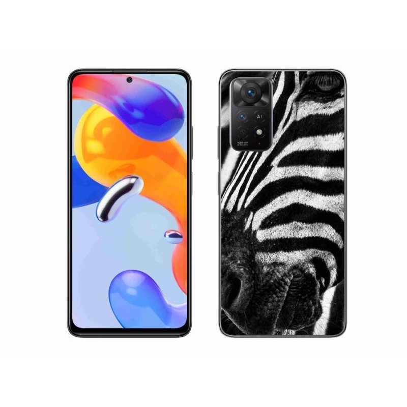 Zselés borítás mmCase a Xiaomi Redmi Note 11 Pro 4G/5G-hez - zebra