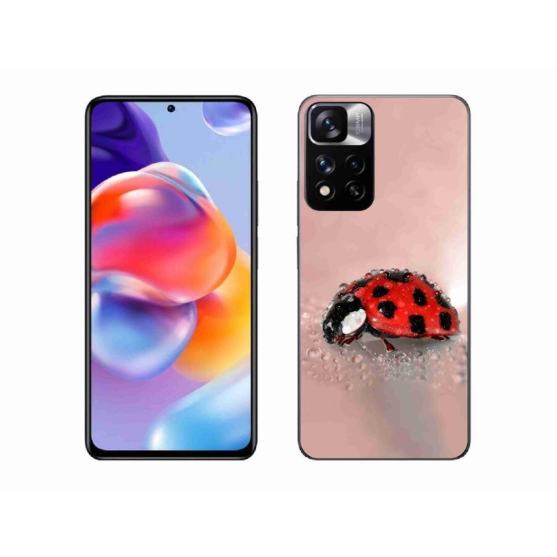 Gél borítás mmCase a Xiaomi Redmi Note 11 Pro+ 5G számára - katicabogár