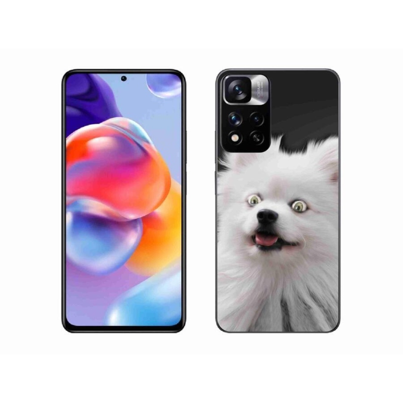 Gél borítás mmCase a Xiaomi Redmi Note 11 Pro+ 5G-hez - fehér tipp