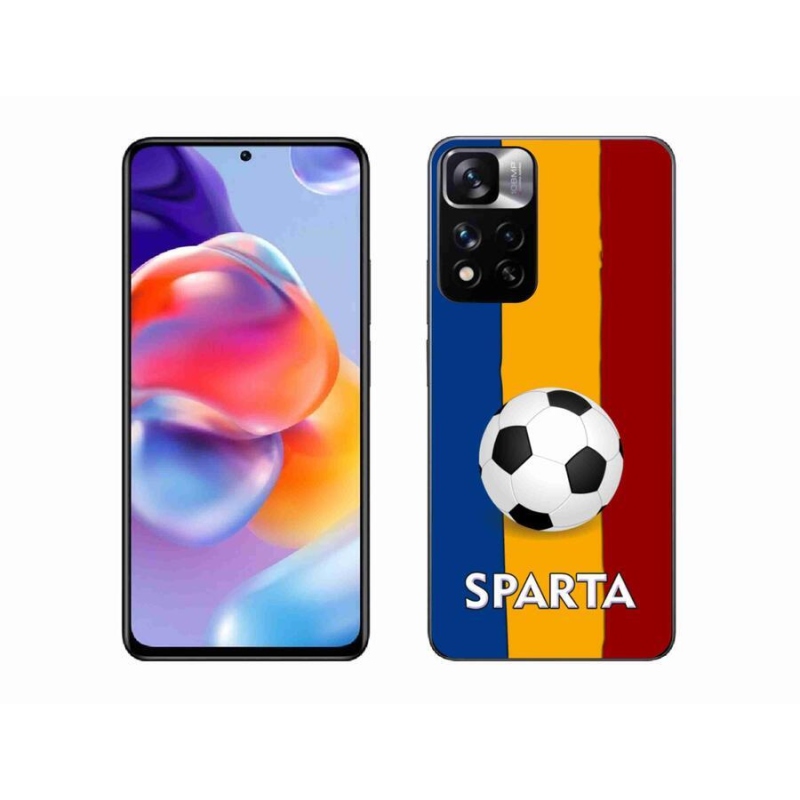 Gél borítás mmCase a Xiaomi Redmi Note 11 Pro+ 5G - futball 1