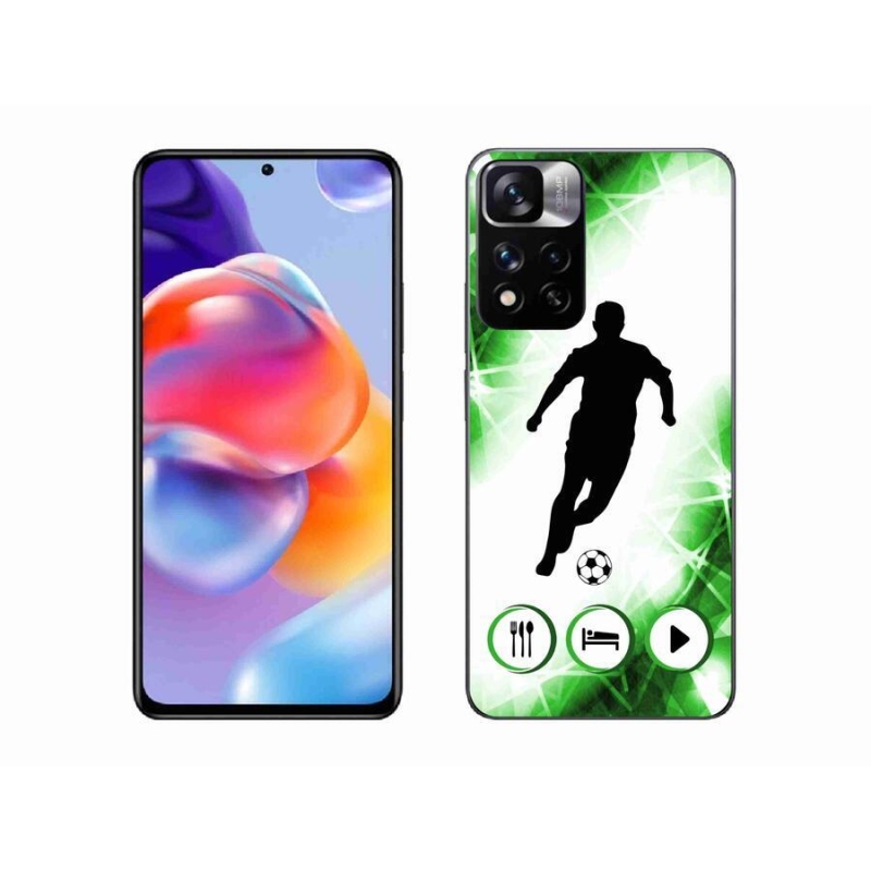 Gél borítás mmCase a Xiaomi Redmi Note 11 Pro+ 5G - focista számára