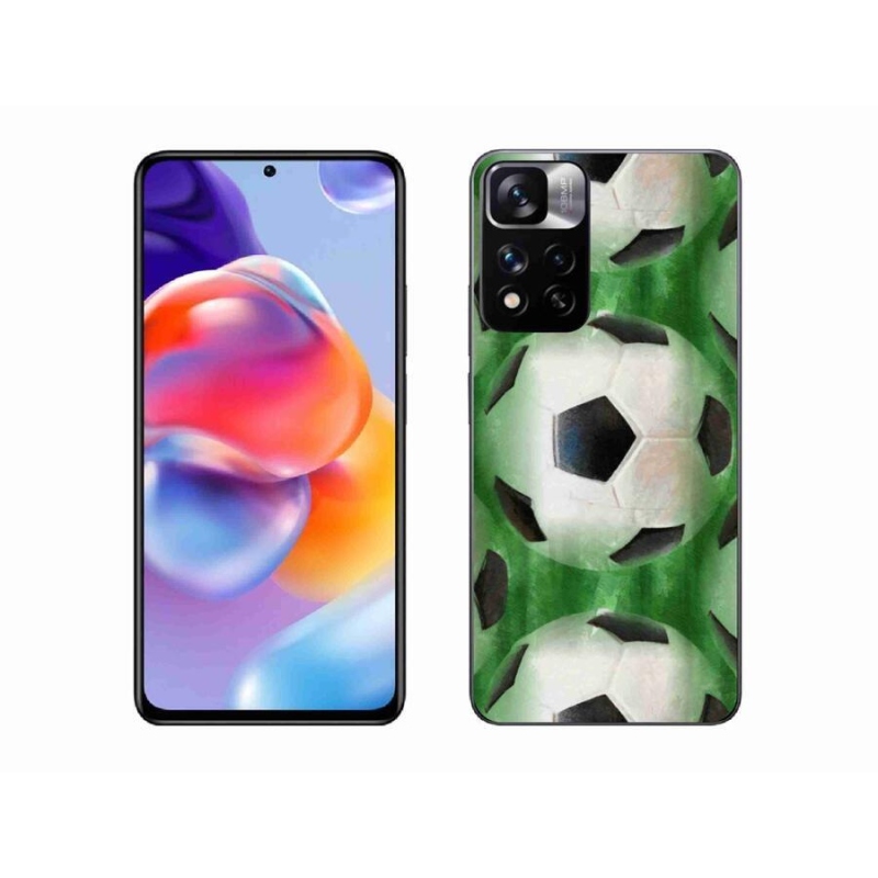Gél borítás mmCase a Xiaomi Redmi Note 11 Pro+ 5G számára - focilabda