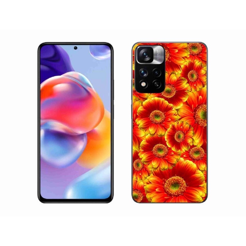 Gél borítás mmCase a Xiaomi Redmi Note 11 Pro+ 5G számára - gerbera 1