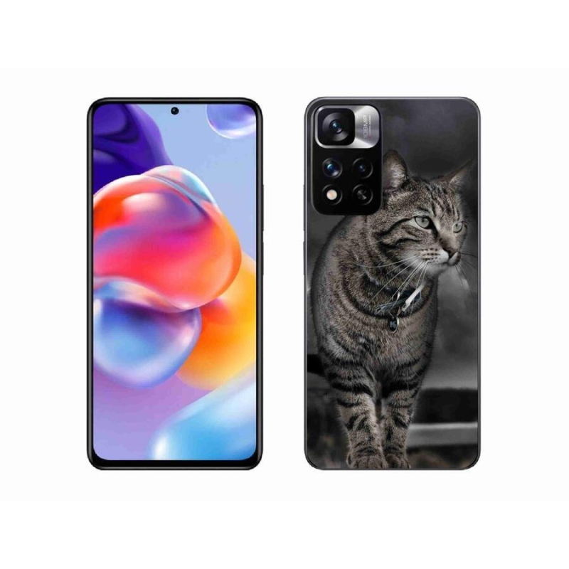 Gél borítás mmCase a Xiaomi Redmi Note 11 Pro+ 5G számára - macska