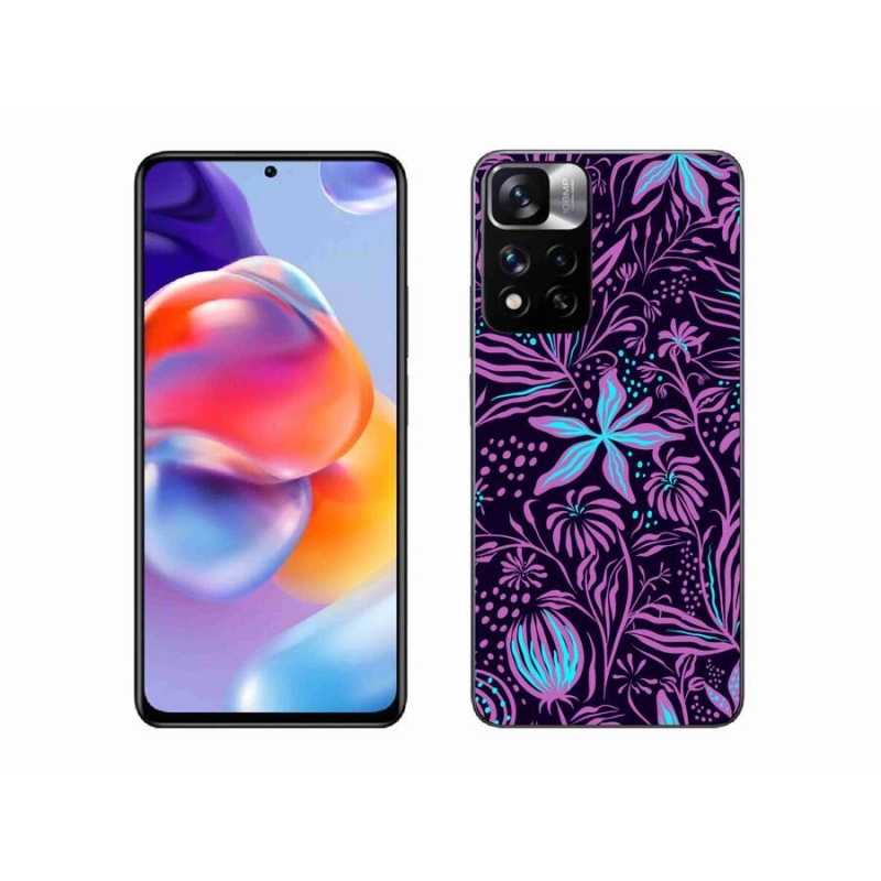 Gél borítás mmCase a Xiaomi Redmi Note 11 Pro+ 5G - virágok 2