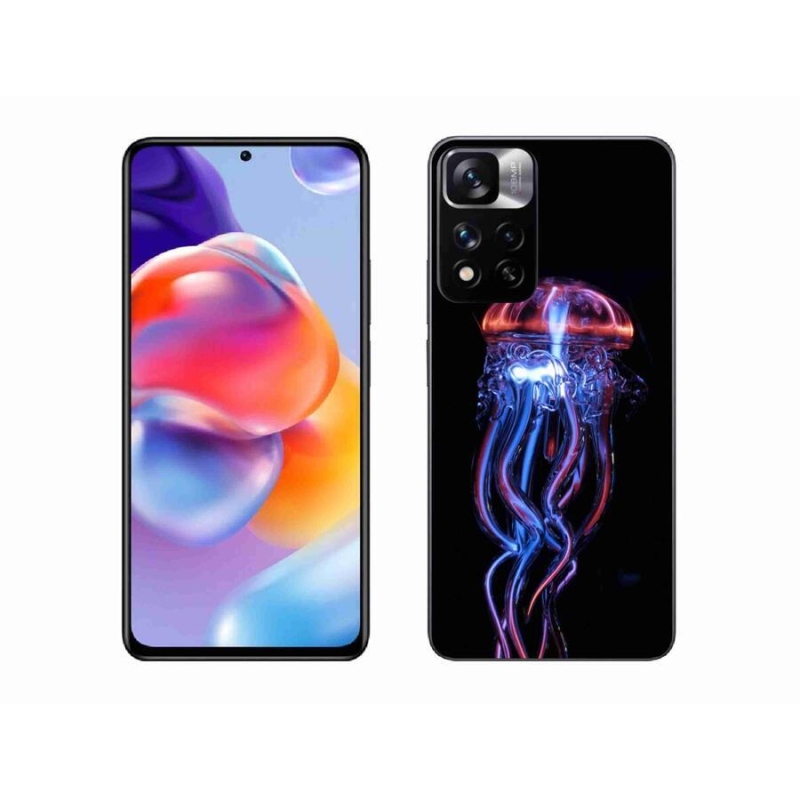 Gél borítás mmCase a Xiaomi Redmi Note 11 Pro+ 5G - medúza számára