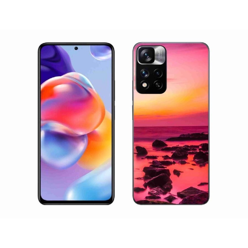 Gél borítás mmCase a Xiaomi Redmi Note 11 Pro+ 5G számára - tenger és ragyogás