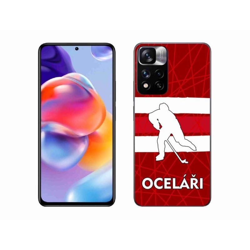 Gél borítás mmCase a Xiaomi Redmi Note 11 Pro+ 5G - Steelers számára