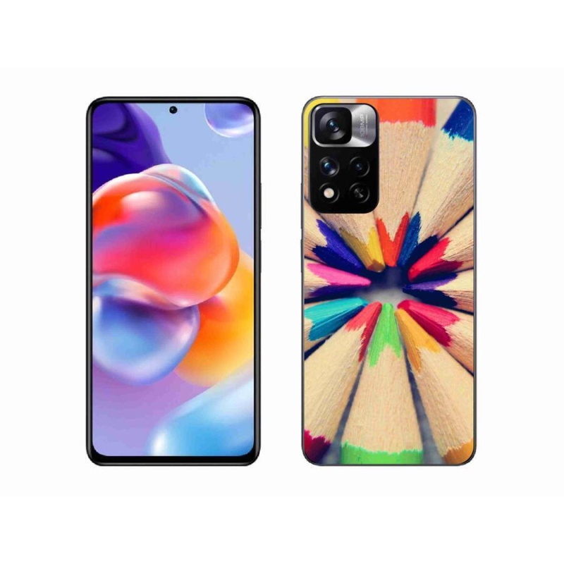 Gél borítás mmCase a Xiaomi Redmi Note 11 Pro+ 5G számára - zsírkréták