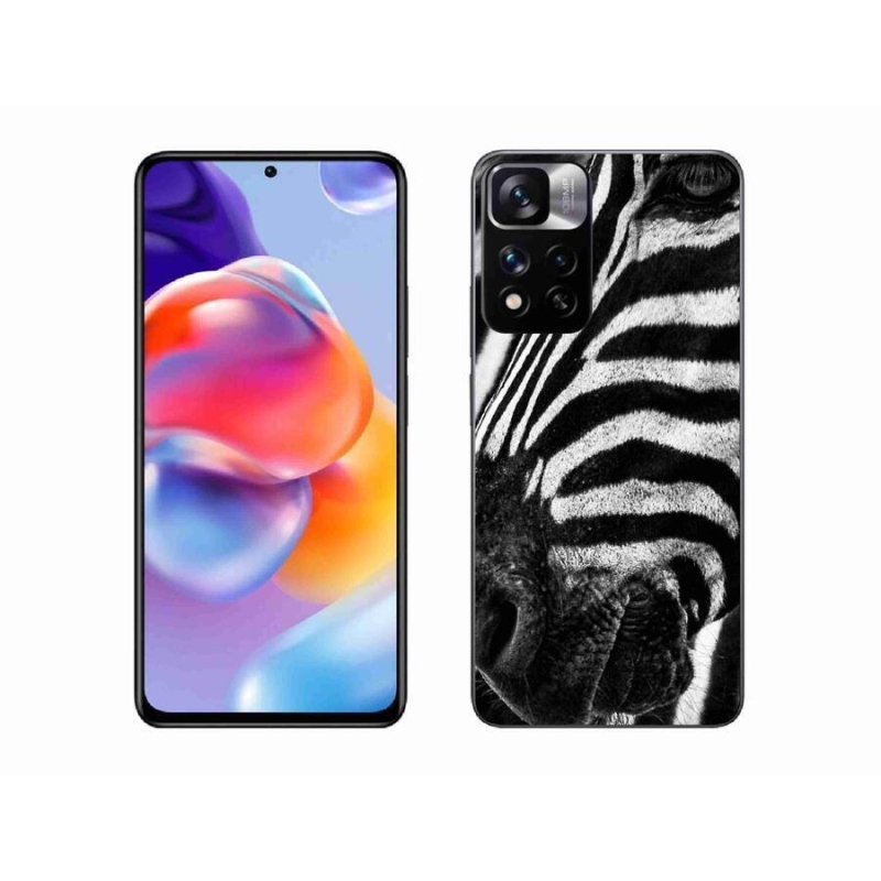 Gél borítás mmCase a Xiaomi Redmi Note 11 Pro+ 5G számára - zebra