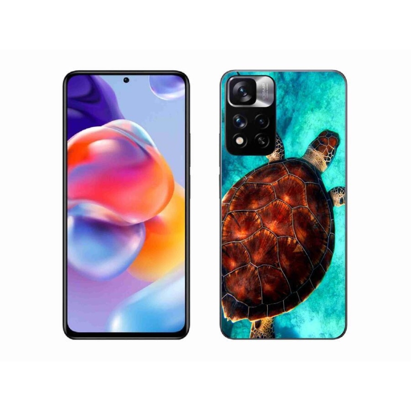 Gél borítás mmCase a Xiaomi Redmi Note 11 Pro+ 5G számára - teknősbéka