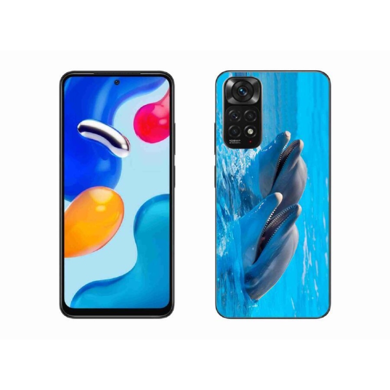 Gél borítás mmCase a Xiaomi Redmi Note 11S 4G-hez - delfinek
