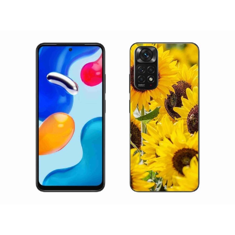 Gél borítás mmCase a Xiaomi Redmi Note 11S 4G-hez - Napraforgó