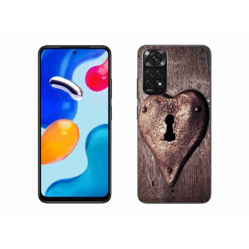 Gél borító mmCase a Xiaomi Redmi Note 11S 4G-hez - szív alakú zár