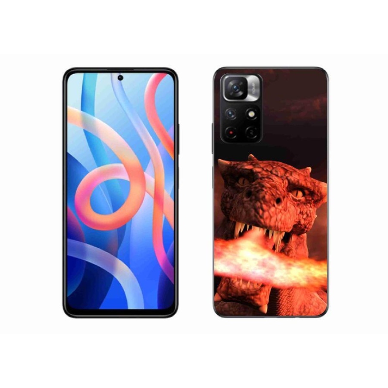 Gél borítás mmCase a Xiaomi Redmi Note 11S 5G-hez - sárkány