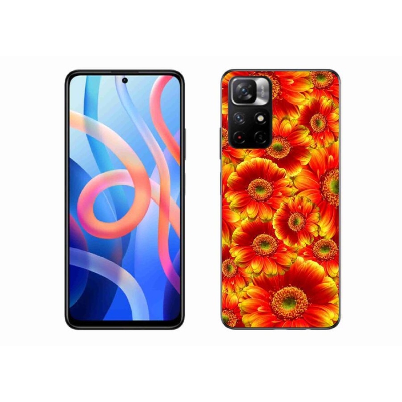 Gél borító mmCase a Xiaomi Redmi Note 11S 5G-hez - gerbera 1