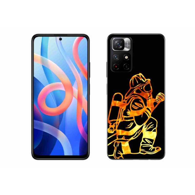 Gél borítás mmCase a Xiaomi Redmi Note 11S 5G - tűzoltó 1
