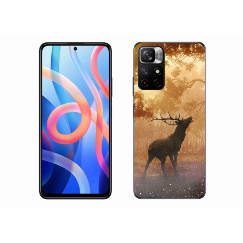 Gél borító mmCase a Xiaomi Redmi Note 11S 5G számára - szarvas a vadászaton