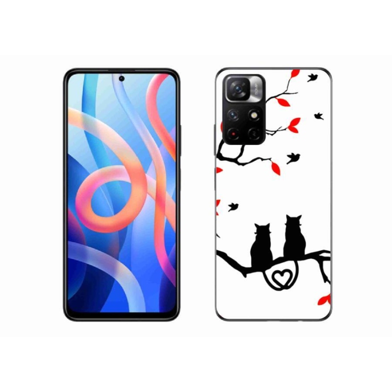 Gél borító mmCase a Xiaomi Redmi Note 11S 5G-hez - macska szeretet