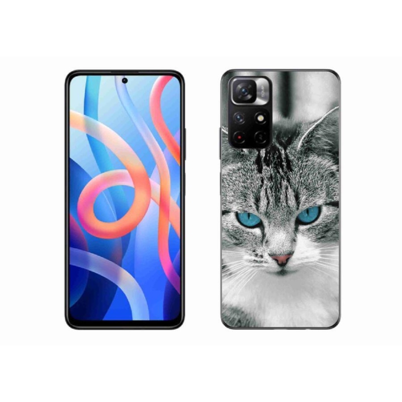 Gél borító mmCase a Xiaomi Redmi Note 11S 5G számára - cat view 1