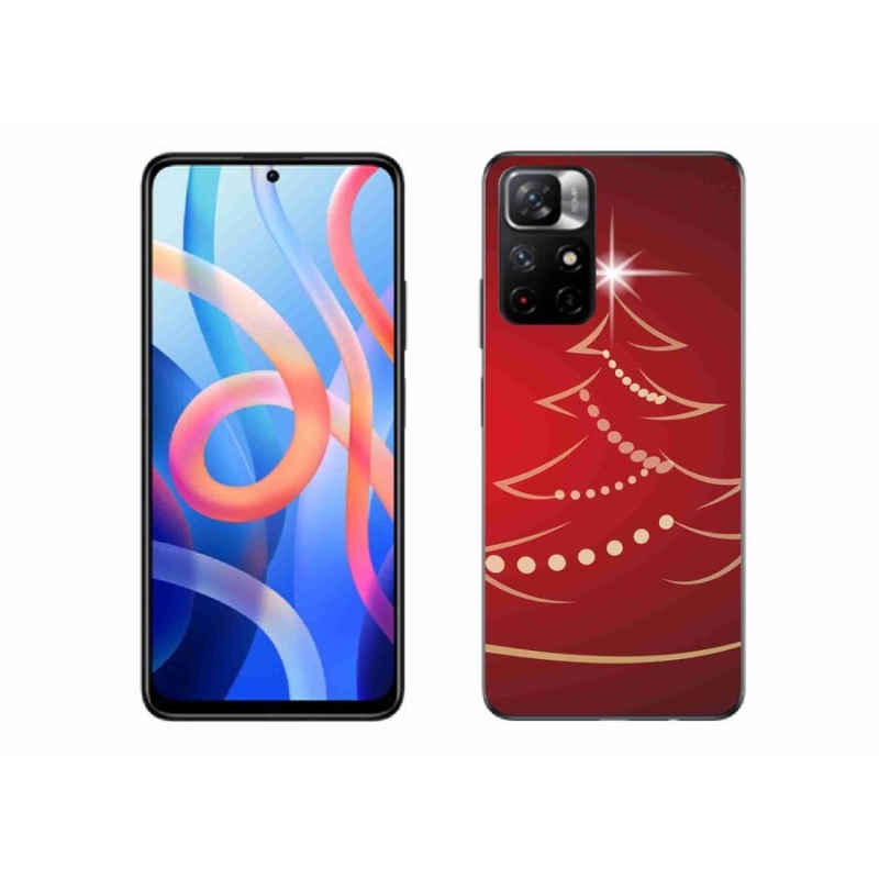 Gél borító mmCase a Xiaomi Redmi Note 11S 5G-hez - karácsonyfa karikatúra