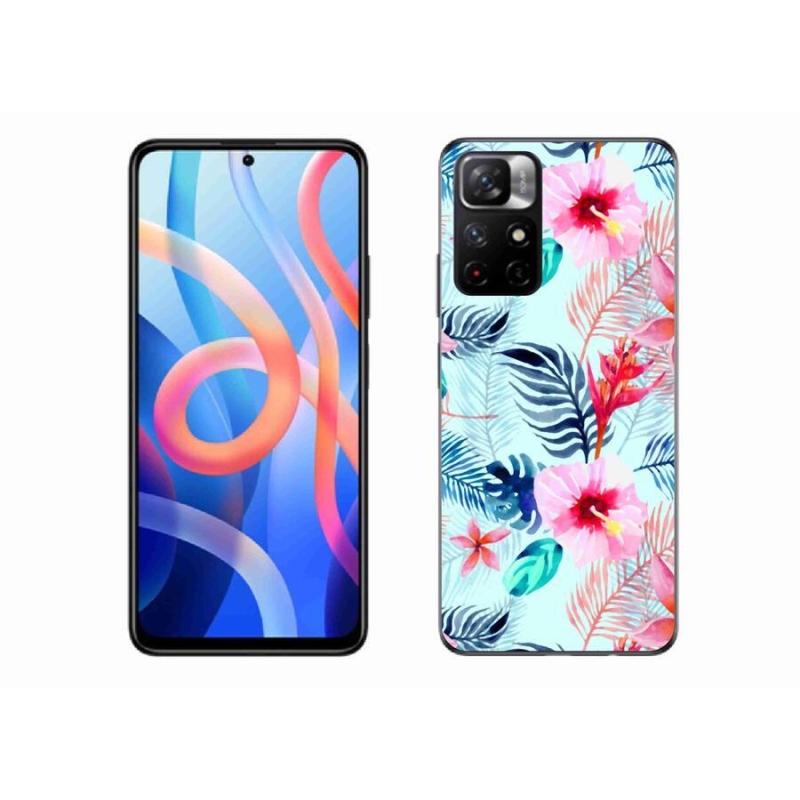 Gél borító mmCase a Xiaomi Redmi Note 11S 5G számára - virágok