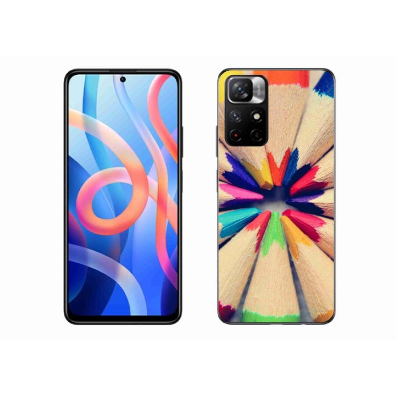 Gél borítás mmCase a Xiaomi Redmi Note 11S 5G-hez - zsírkréták