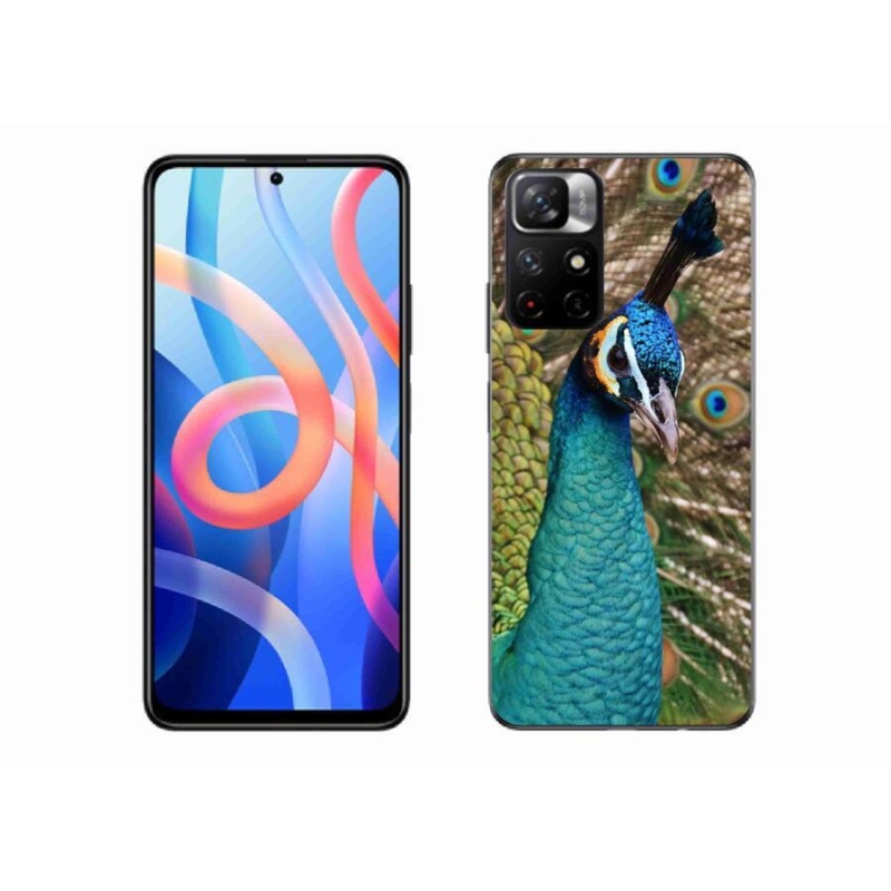 Gél borítás mmCase a Xiaomi Redmi Note 11S 5G számára - páva