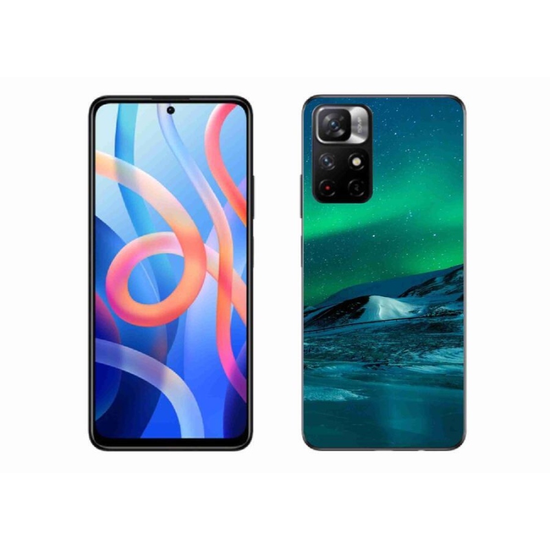 Gél borító mmCase a Xiaomi Redmi Note 11S 5G-hez - sarki fény