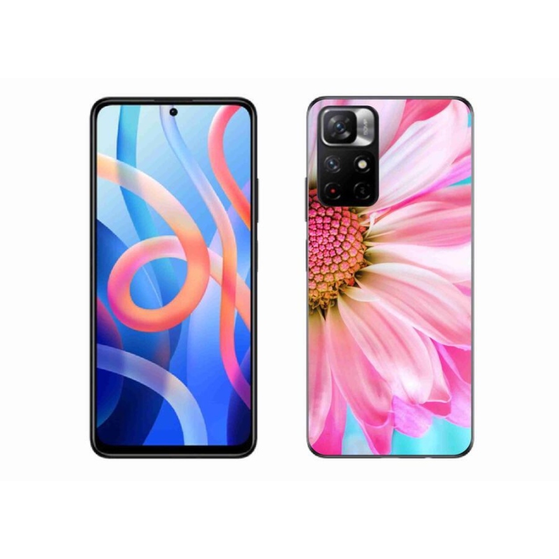 Gél borítás mmCase a Xiaomi Redmi Note 11S 5G-hez - rózsaszín virág