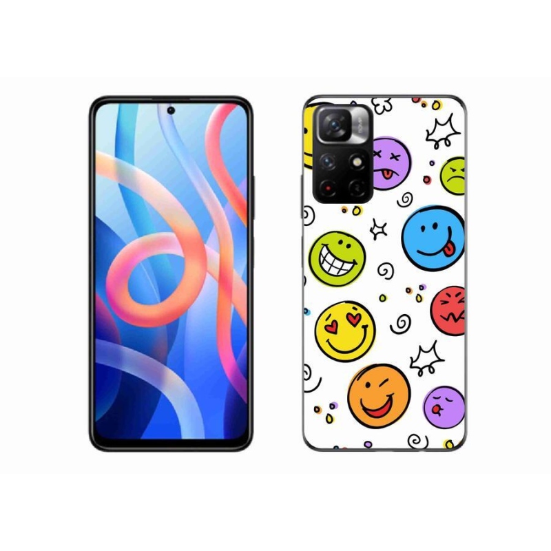 Gél borító mmCase a Xiaomi Redmi Note 11S 5G-hez - smiley-k