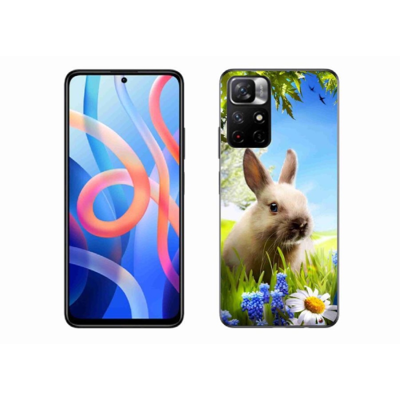 Gél borítás mmCase a Xiaomi Redmi Note 11S 5G-hez - nyuszi