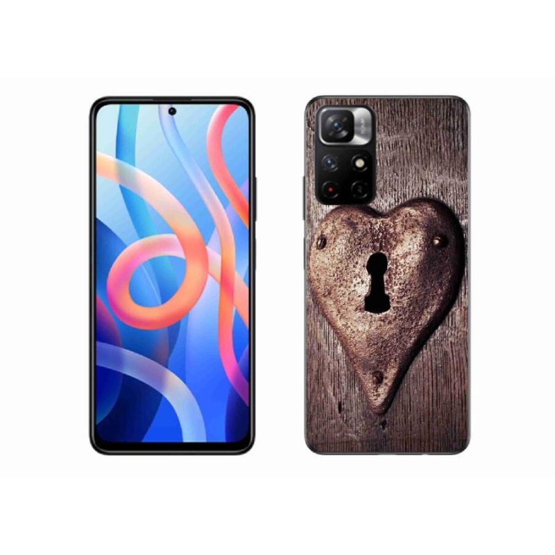 Gél borító mmCase a Xiaomi Redmi Note 11S 5G számára - szív alakú zár