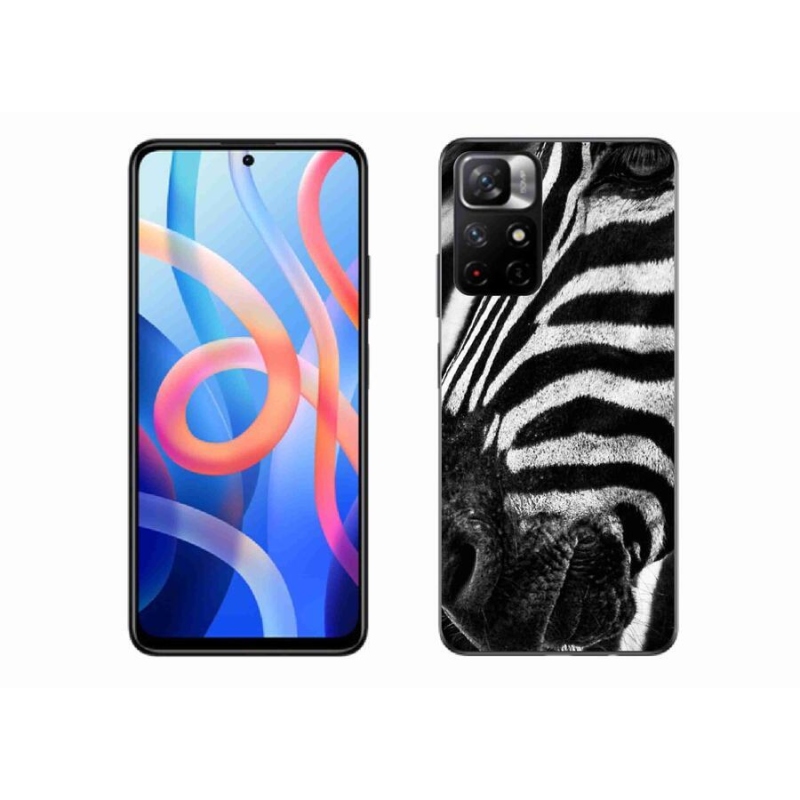 Gél borítás mmCase a Xiaomi Redmi Note 11S 5G számára - zebra