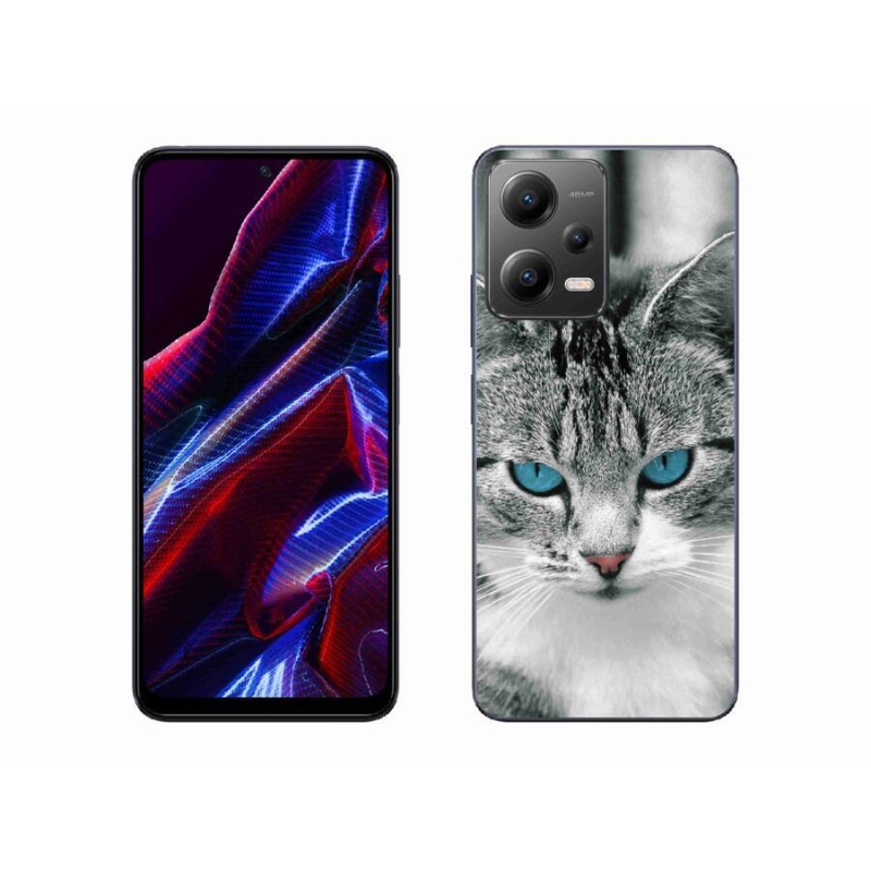 Gél borítás mmCase a Xiaomi Redmi Note 12 5G-hez - macskaszem 1
