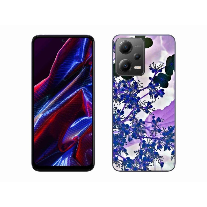 Gél borító mmCase a Xiaomi Redmi Note 12 5G-hez - hortenzia virág