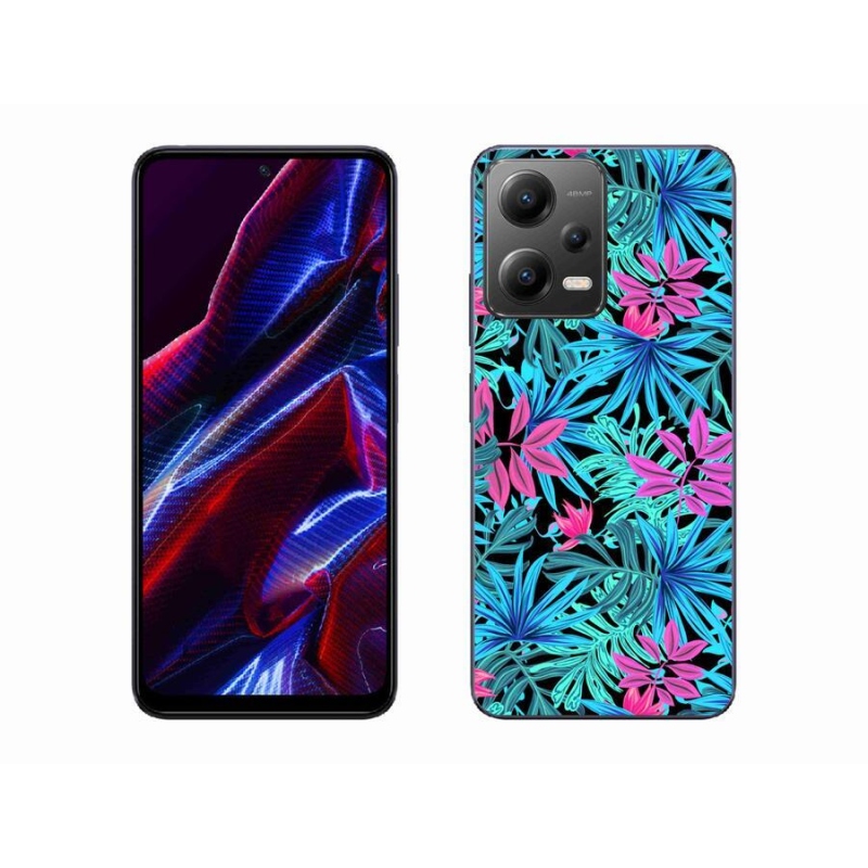 Gél borító mmCase a Xiaomi Redmi Note 12 5G számára - virágok 3