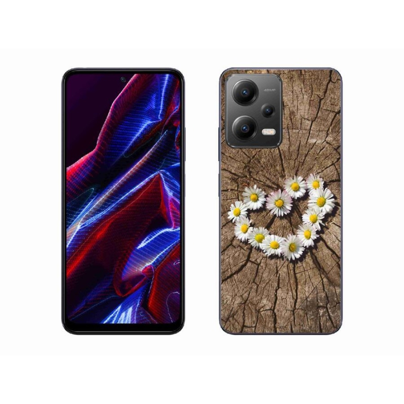 Gél borítás mmCase a Xiaomi Redmi Note 12 5G-hez - százszorszépek szíve