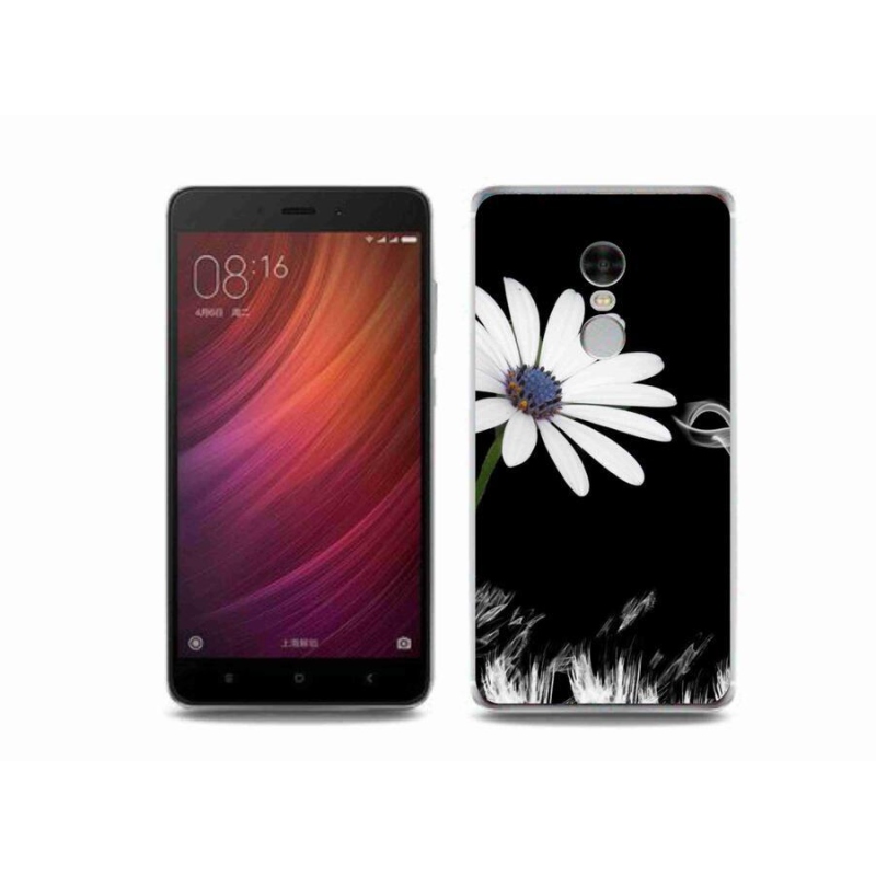 Gél borítás mmCase a Xiaomi Redmi Note 4 készülékhez - fehér virág