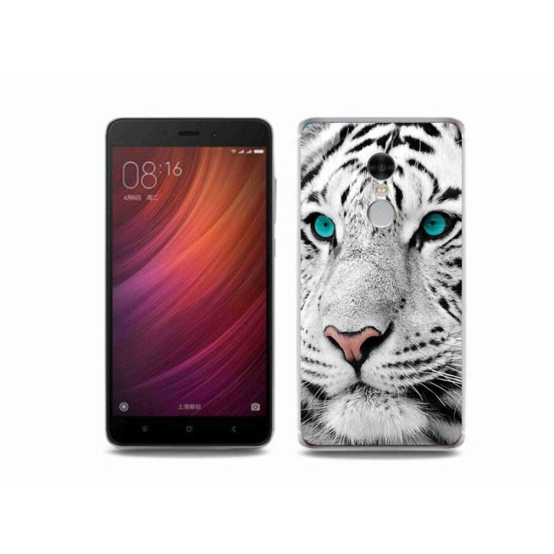 Gél borítás mmCase a Xiaomi Redmi Note 4 készülékhez - fehér tigris