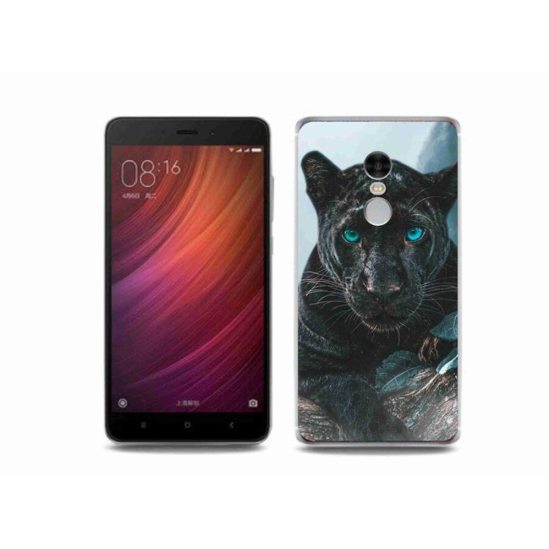 Gél borítás mmCase a Xiaomi Redmi Note 4 készülékhez - fekete párduc