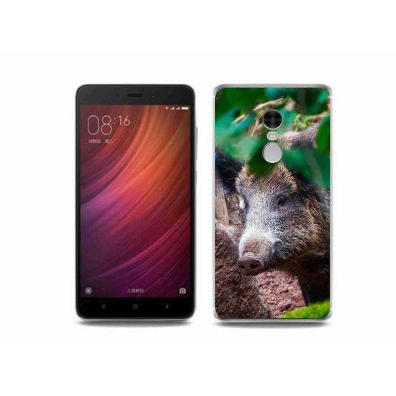 Gél borítás mmCase a Xiaomi Redmi Note 4 készülékhez - vaddisznó