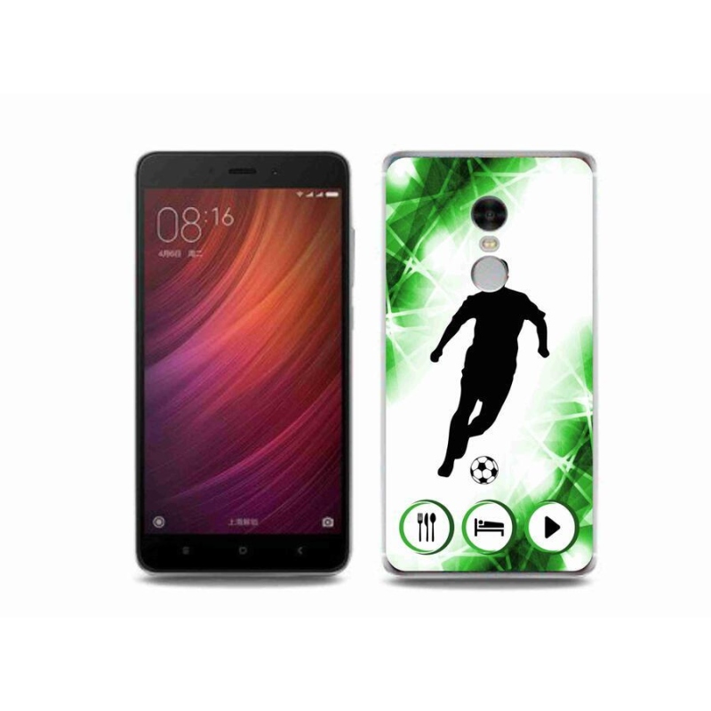 Gél borítás mmCase a Xiaomi Redmi Note 4 - focista számára