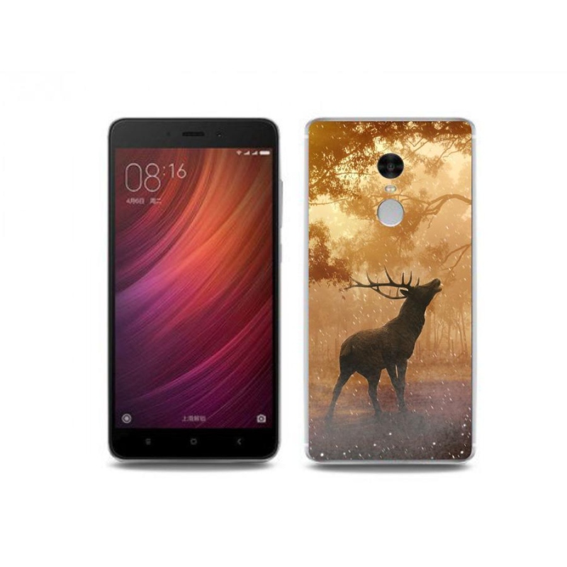 Gél borítás mmCase a Xiaomi Redmi Note 4 számára - szarvas a vadászaton