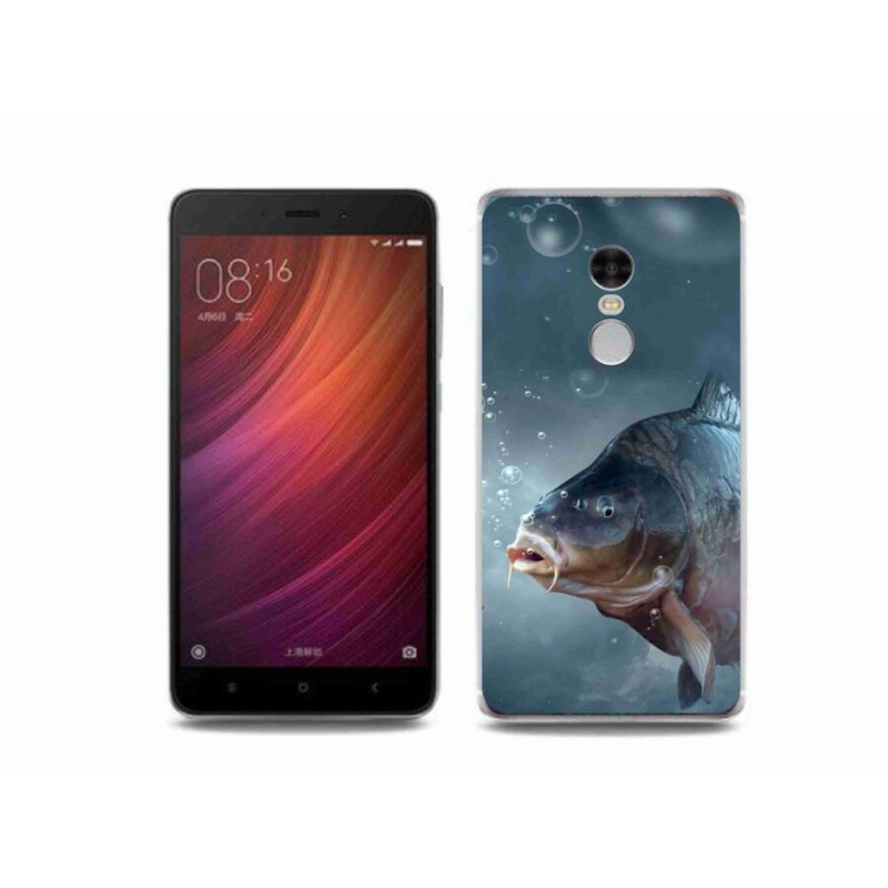 Gél borítás mmCase a Xiaomi Redmi Note 4 számára - ponty és buborékok